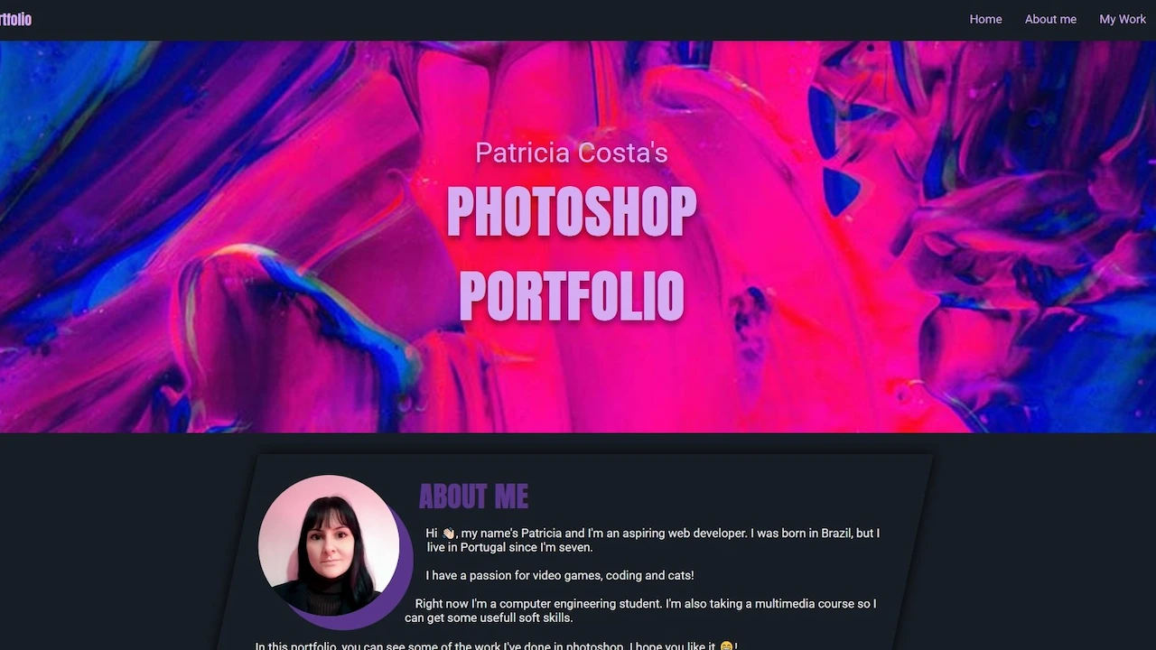 Screenshot of my Photoshop Portfolio